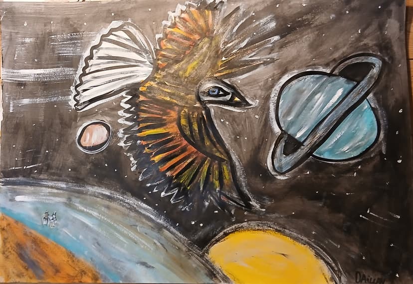 Vol au dessus de l'Espace