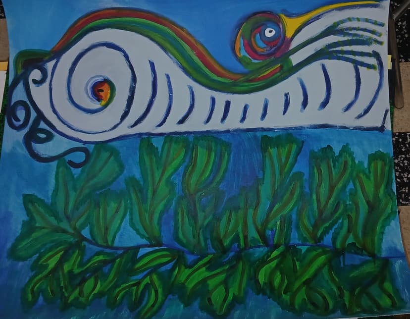 Surf sur les algues