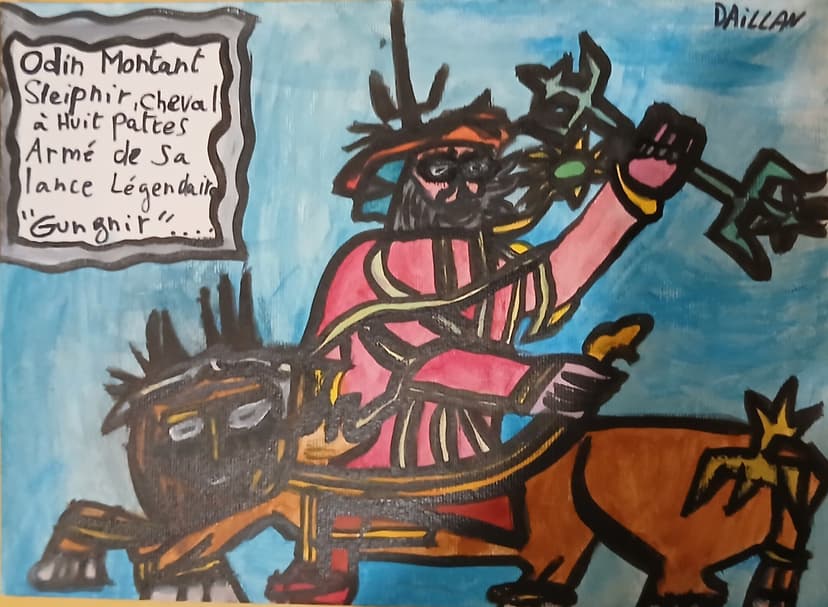 Odin et Sleipnir