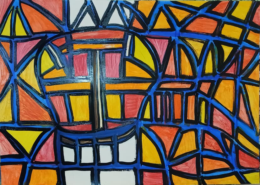 Vitrail Multicolore